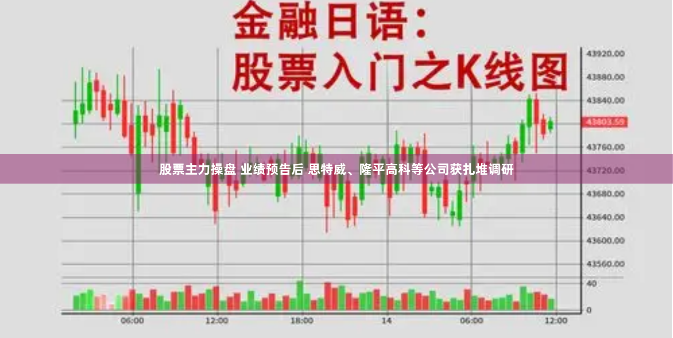 股票主力操盘 业绩预告后 思特威、隆平高科等公司获扎堆调研